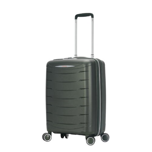 Valise Cabine Extensible 4 Roues 55x38x20/24 cm kaki FURANO 2 | Jump® Bagages