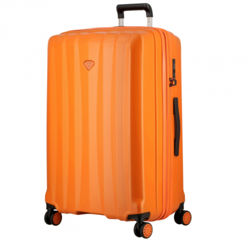 Valise 4 roues Jumbo Extensible 76 cm orange TANOMA | Jump® Bagages