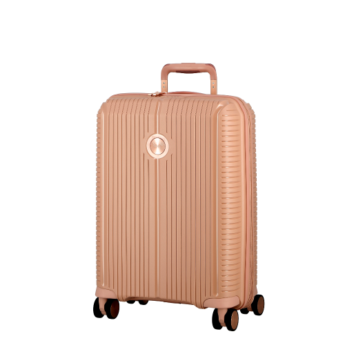 Valise Extensible 4 roues cabine 55 cm rose SONDO | Jump® Bagages