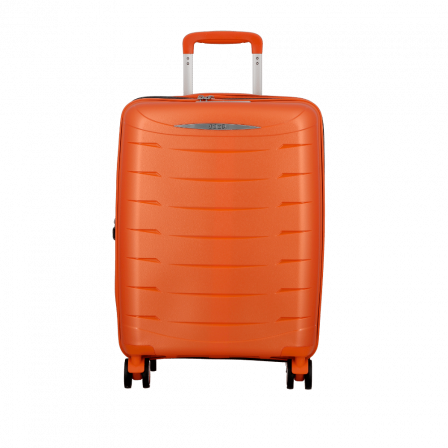 Valise Cabine Extensible 4 Roues 55x38x20/24 cm mandarine  FURANO 2 | Jump® Bagages