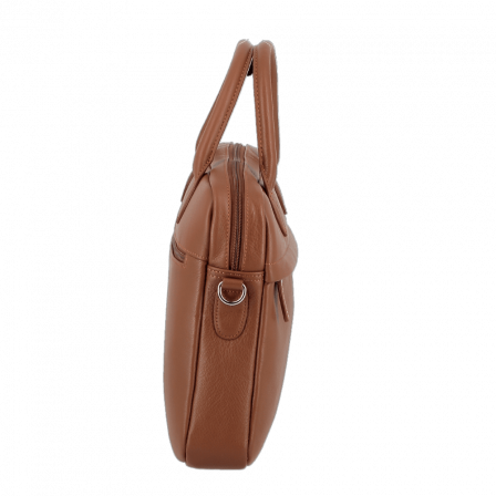 Serviette 1 soufflet 36 cm - portable 13" caramel UPPSALA CUIR| Jump® Bagages