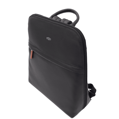 Sac à dos plat 35 cm - Portable 13" noir UPPSALA CUIR| Jump® Bagages