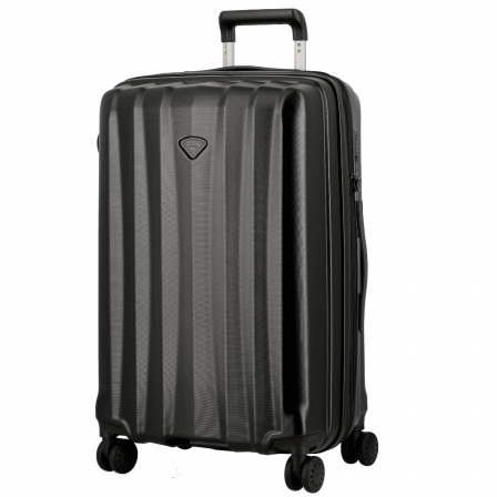 Valise 4 roues Moyenne Extensible 66 cm noir TANOMA | Jump® Bagages