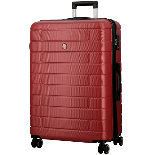 Valise 4 roues Jumbo Extensible 76 cm rouge | Jump® Bagages