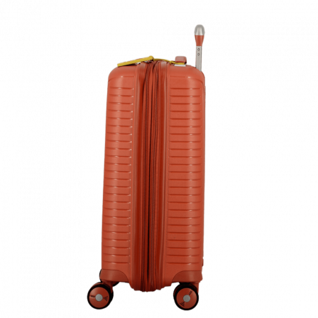 Valise Terracotta-Orange 4 roues Extensible 55x35x20/24 cm Évaé | Jump® Bagages