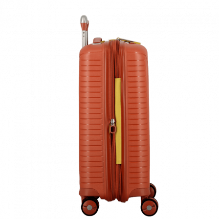 Valise Terracotta-Orange 4 roues Extensible 55x35x20/24 cm Évaé | Jump® Bagages