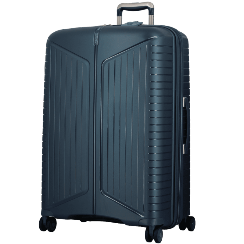 Valise Bleue Marine 4 roues Extensible 76x51x31/36 cm Évaé | Jump® Bagages