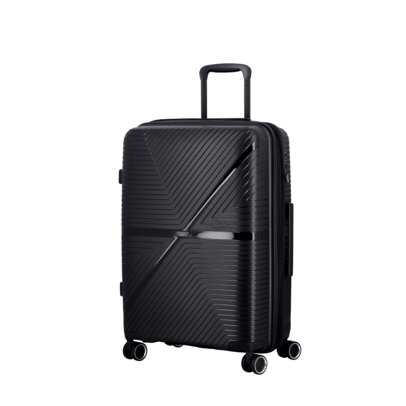 Medium expandable suitcase 4 wheels 65cm