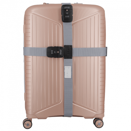 Double sangle de bagage avec cadenas TSA