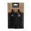 Set de 2 Etiquettes de bagage noir