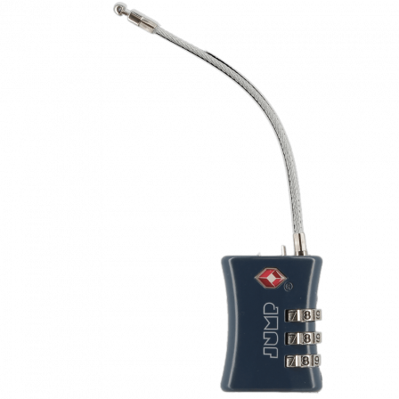 Cadenas TSA à câble à combinaison 3 chiffres marine| Jump® Bagages