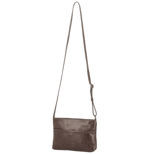 Petit sac bandoulière marron 25x18x5 | Jump® Bagages