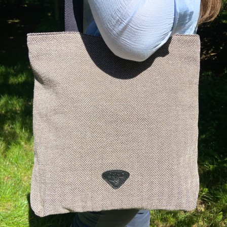 Sac Shopping vertical marron 36x38x2| Jump® Bagages
