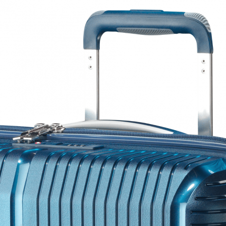 Valise Moyenne 4 roues Extensible 66 cm bleu SONDO | Jump® Bagages
