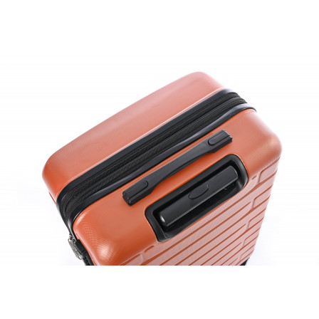 Valise 4 roues Jumbo Extensible 76 cm Terracotta orange | Jump® Bagages