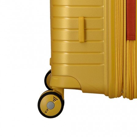 Valise Jaune 4 roues Extensible 55x35x20/24 cm Évaé | Jump® Bagages