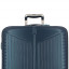 Valise Bleue Marine 4 roues Extensible 76x51x31/36 cm Évaé | Jump® Bagages