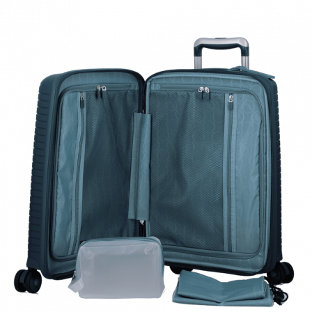 Valise Bleue Marine 4 roues Extensible 76x51x31/36 cm Évaé | Jump® Bagages