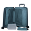 Valise Bleue Marine 4 roues Extensible 76x51x31/36 cm Évaé | Jump® Bagages
