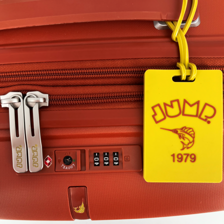 Valise Terracotta-Orange 4 roues Extensible 55x35x20/24 cm Évaé | Jump® Bagages