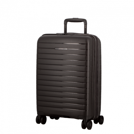 Valise Striper 4 roues extensible Ebène 55x35x20/24 cm