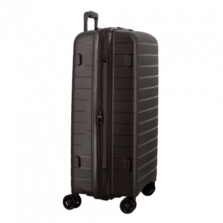 Valise Ebène 4 roues Extensible 66x44x26/30 cm Striper| Jump® Bagages