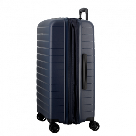 Valise Bleu marine 4 roues Extensible 66x44x26/30 cm Striper| Jump® Bagages