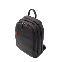 Sac à dos borne 36 cm - portable 13" noir UPPSALA CUIR | Jump® Bagages