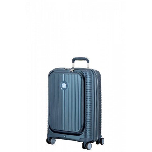 Valise cabine business 4 roues 55 cm bleu SONDO | Jump® Bagages