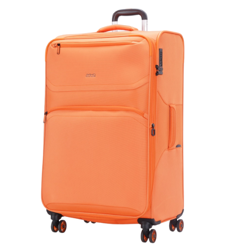 Valise Extensible 4 roues 76x48x30/34 cm orange MOOREA 2 | Jump® Bagages