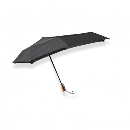 Mini automatic deluxe foldable storm umbrella