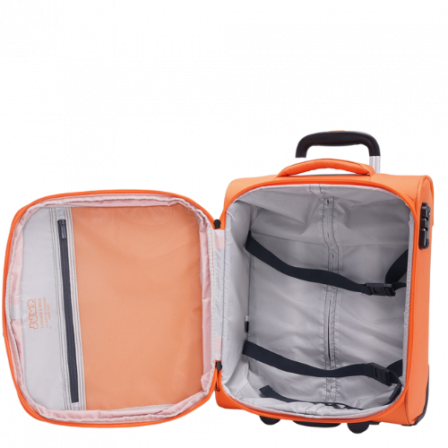 2-wheel underseat suitcase 45x35x18 cm
