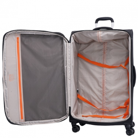 Valise Extensible 4 roues 76x48x30/34 cm noir MOOREA 2 | Jump® Bagages